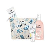 BIOLANE - Trousse de toilette pour bébé - Eau de toilette - Crème Hydratante - Gel Cheveux Coiffant - Trousse de soin - Ingrédients d'origine naturelle - Format nomade - Fabriquée en France.
