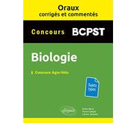 Biologie BCPST Concours Agro-Véto