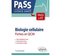 Biologie cellulaire: Fiches et QCM