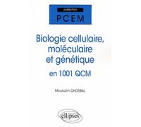 Biologie cellulaire, moléculaire et génétique en 1001 QCM - Mounaïm Ghorbal - Ellipses - broché - Etude