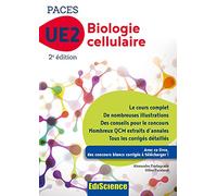 Biologie cellulaire-UE2 PACES -2e éd. - Manuel, cours + QCM corrigés: Manuel, cours + QCM corrigés