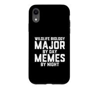 Biologie de la Faune Major by Day Memes by Night Biologiste Sauvage Coque pour iPhone XR
