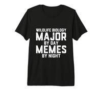 Biologie de la Faune Major by Day Memes by Night Biologiste Sauvage T-Shirt Haut de Gamme