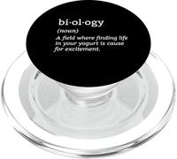 Biologie Définition Organisme Génétique Science Microbiologiste PopSockets PopGrip pour MagSafe