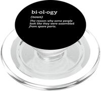 Biologie Définition Organisme Génétique Science Microbiologiste PopSockets PopGrip pour MagSafe