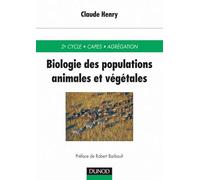 Biologie des populations animales et végétales