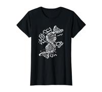 Biologie des Sciences de l'ADN T-Shirt Graphique avec Valeur, Femme, Noir, S
