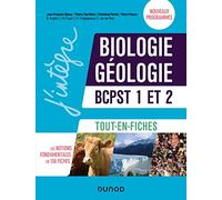 Biologie Et Géologie Bcpst 1 Et 2 - Tout-En-Fiches - Nouveaux Programmes