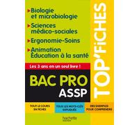 Biologie et microbiologie, Sciences médico-sociales, Ergonomie-Soins, Animation Education à la santé BAC Pro ASSP