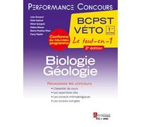 Biologie-Géologie 1re Année Bcpst-Véto