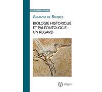 Biologie historique et paléontologie : un regard