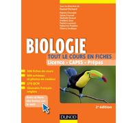 Biologie Licence CAPES Prépas: Tout le cours en fiches