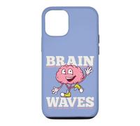 Biologie Ondes cérébrales Jeu de Mots drôle Évolution Humaine Théorie Science Coque pour iPhone 12/12 Pro