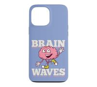 Biologie Ondes cérébrales Jeu de Mots drôle Évolution Humaine Théorie Science Coque pour iPhone 13 Pro Max
