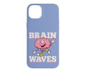 Biologie Ondes cérébrales Jeu de Mots drôle Évolution Humaine Théorie Science Coque pour iPhone 14 Plus