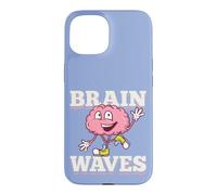 Biologie Ondes cérébrales Jeu de Mots drôle Évolution Humaine Théorie Science Coque pour iPhone 15