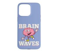 Biologie Ondes cérébrales Jeu de Mots drôle Évolution Humaine Théorie Science Coque pour iPhone 15 Pro Max