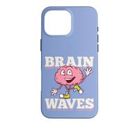 Biologie Ondes cérébrales Jeu de Mots drôle Évolution Humaine Théorie Science Coque pour iPhone 16 Pro Max