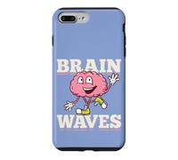 Biologie Ondes cérébrales Jeu de Mots drôle Évolution Humaine Théorie Science Coque pour iPhone 7 Plus/8 Plus