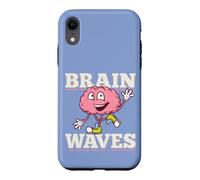 Biologie Ondes cérébrales Jeu de Mots drôle Évolution Humaine Théorie Science Coque pour iPhone XR