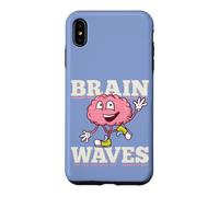 Biologie Ondes cérébrales Jeu de Mots drôle Évolution Humaine Théorie Science Coque pour iPhone XS Max