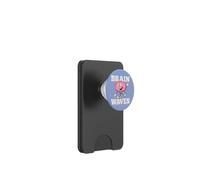 Biologie Ondes cérébrales Jeu de Mots drôle Évolution Humaine Théorie Science PopSockets PopWallet pour MagSafe