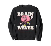 Biologie Ondes cérébrales Jeu de Mots drôle Évolution Humaine Théorie Science Sweatshirt