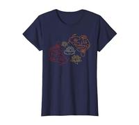 Biologist Fishkeeper Lotus Flowers Fish T-Shirt, Femme, Bleu Marine, M