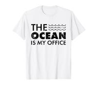 Biologiste Marin L'océan est Mon Bureau Biologie Marine T-Shirt Graphique avec Valeur