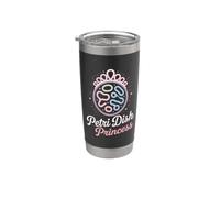 Biologiste Princesse Boîte de Pétri Gobelet isotherme en acier inoxydable double paroi