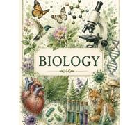 BIOLOGY: Composition Notebook: 120 Pages, College Ruled, 7.5 x 9.25 in | Vintage Watercolor Botanical & Science Aesthetic Cover for High School, College, and University Students