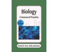 Biology Crossword: Crossword Puzzles with Easy to Read Print about Biology, Ecology, and Cell Biology | 6x9 inches, 120 pages | 50+ Puzzles...Gift for vacations, studying, and relaxation