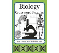 Biology Crossword Puzzles: Easy to read print crossword puzzles about biology, marine, cell and more | 6x9 inches | Making biology fun
