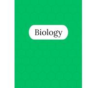 Biology Notebook - 250 Pages V3: College Ruled Paper | 8.5 x 11" | School, Study, and Lab Notes, Academic Lined Notebook for Students, Teachers, and Science Lovers