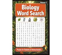 Biology Word Search Volume 1: Word Search with Easy-to-Read Print Featuring Cells, Genetics, Ecosystems, Anatomy, Evolution & More | 6 x 9 Inches, 113 ... Gift for Vacations, Holidays & Free Time