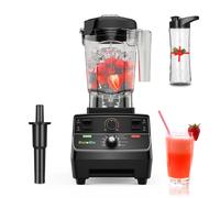 BioloMix - mélangeur intelligent haute puissance 2200W, avec Modes pré-programmés, pot rond de 2L, parfait pour les smoothies, broyeur à glace et la préparation des aliments T5300T N 600ML JAR