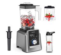 BioloMix Mixeur Haute Performance 2200W,Fonction Autonettoyante,Mixeur Sur Pied Récipient de 2L et Tasse de Voyage de 600 ml -Sans BPA.Mixeur à Smoothies