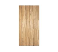 BioMaderas Étagère en Bois Massif de Teck 18 mm d'Épaisseur/Plan de Travail/Découpé/FSC® 100 % Dentelé