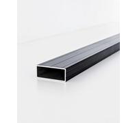BioMaderas Sous-structure pour terrasses à faible hauteur, indéformable et résistante aux intempéries, aluminium noir, 290 x 4,9 x 2,9 cm