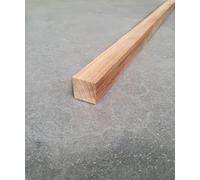 BioMaderas Tige en bois de teck, continue, FSC, 100 % de largeur, 30 mm de large, 30 mm d'épaisseur (70 cm de longueur)
