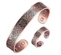 BioMag Bracelet magnétique en cuivre Bracelet Viking avec aimants