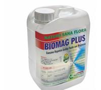 BIOMAG Engrais organique azoté fluide avec magnésium aminochélaté et acides aminés - Stimulant de la photosynthèse et agent reverdisant pour plantes et potager - Format professionnel 5 L