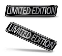 Biomar Labs® 2 x 3D Flexibles Autocollant Stickers Limited Edition pour Voiture Moto finestrìno Porte Casque Scooter Skateboard Vélo PC Ordinateur Portable Tablette Tuning KS 170