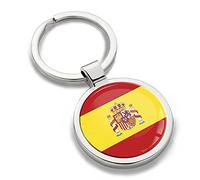 Biomar Labs® 3D Metal Porte-clés National Drapeau Spain Espagne Espagnol Flag Cadeau pour Homme et Femme KK 191