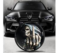 Biomar Labs Compatible avec BMW Emblème 51148132375 Plaque pour Avant Capot Arrière Coffre 82mm Crâne EO 25