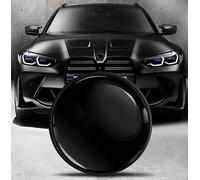 Biomar Labs Compatible avec BMW Emblème 51148132375 Plaque pour Avant Capot Arrière Coffre 82mm Noir EO 28