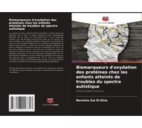 Biomarqueurs D'oxydation Des Protéines Chez Les Enfants Atteints De Troubles Du Spectre Autistique