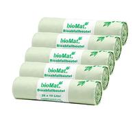 Biomat Sac compostable pour déchets organiques Différentes tailles, 26 x 10 l mit Henkel