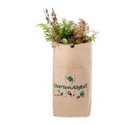 BIOMAT® Sacs en papier kraft compostables de 120 litres, 2 épaisseurs, indéchirables, résistants à l'eau