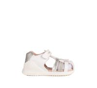 Biomecanics Garçon Fille 262150 Sandale, Blanc et Argent, 23 EU